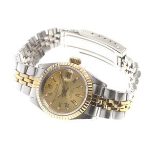 TUDOR Princess Oyster Date 92413N Yellow gold bezel cal.2671 AT Ladies